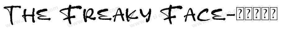 The Freaky Face字体转换